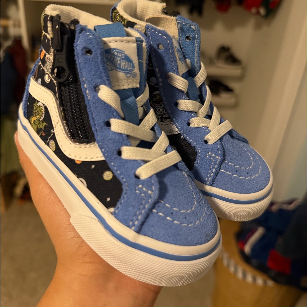 Vans Toddler Blue Space Sneakers